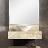 Bancada de Porcelanato para Banheiro com Cuba de apoio Gaveteiro e Espelheira Bumi - 13