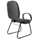 Ver imagem 2 de Cadeira Escritório Interlocutor Fixa Estofada Anatômica Sky com Braço Corsa