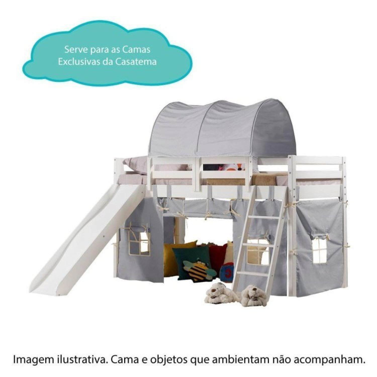 Kit Túnel Microfibra para Cama Infantil da Casatema - 3