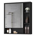 Ver imagem 5 de Armário Banheiro Espelho Exclusivo 1 Porta Selene Preto La Móveis