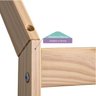Cama Infantil Garden com Telhado Single e Kit Escadinha Casatema MadeiraOriginals - 2