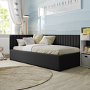 Ver mais imagens de Kit 10 Cabeceiras Estofadas de Cama Box Comum Solteiro Modulada 1,00mx45cm