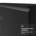 Ver mais imagens de Armário de Cozinha Completa de Canto 325 Cm Preto Nice Madesa 03