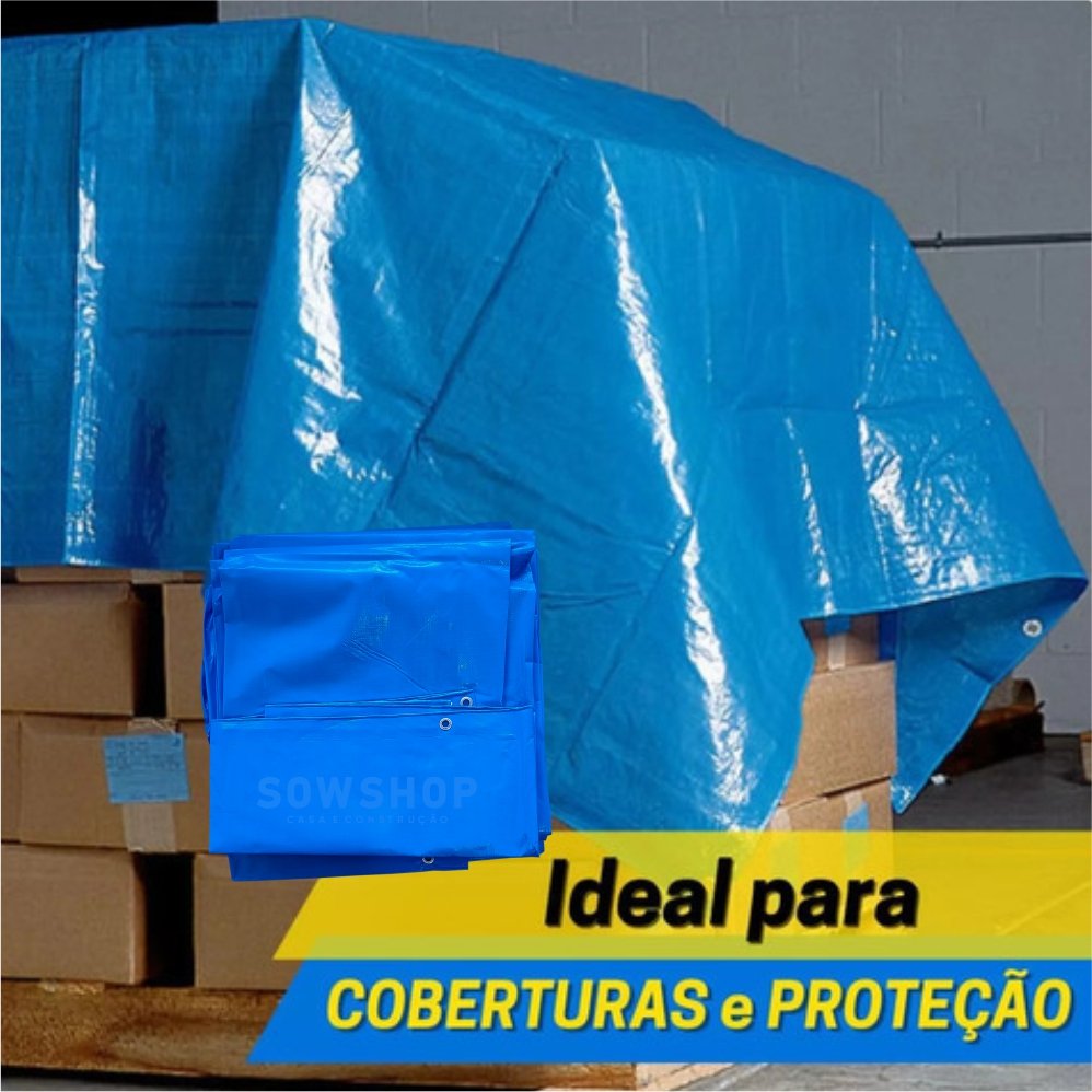 Lonaforte Multiuso 300 Micras Pe Uv Azul 3x5 Sowshop - 7