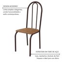 Ver imagem 5 de Conjunto Sala de Jantar 90cm Ilhabela 4 Cad Marrom C- Jambo