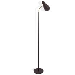 Luminária de Piso Abajur Chão Articulada Amélia Marrom Cortem - 2