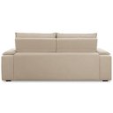 Ver imagem 3 de Sofá Retrátil Reclinável 3 Lugares Sala de Estar 230cm Hilst F04 Linho Bege - Lyam Decor