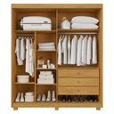 Ver imagem 2 de Guarda Roupa Supreme com 2 Portas e 3 Gavetas Mademarcs