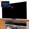 Rack de Televisão até 50 Polegadas com Porta Nichos - Mod.0324 - Off White/nature - 2