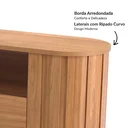 Ver imagem 4 de Rack para TV até 60 Polegadas 100% MDF 180cm Canto Arredondado Marrom