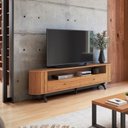 Ver imagem 1 de Rack para TV até 60 Polegadas com Canto Arredondado 2 Gavetas 100% MDF 