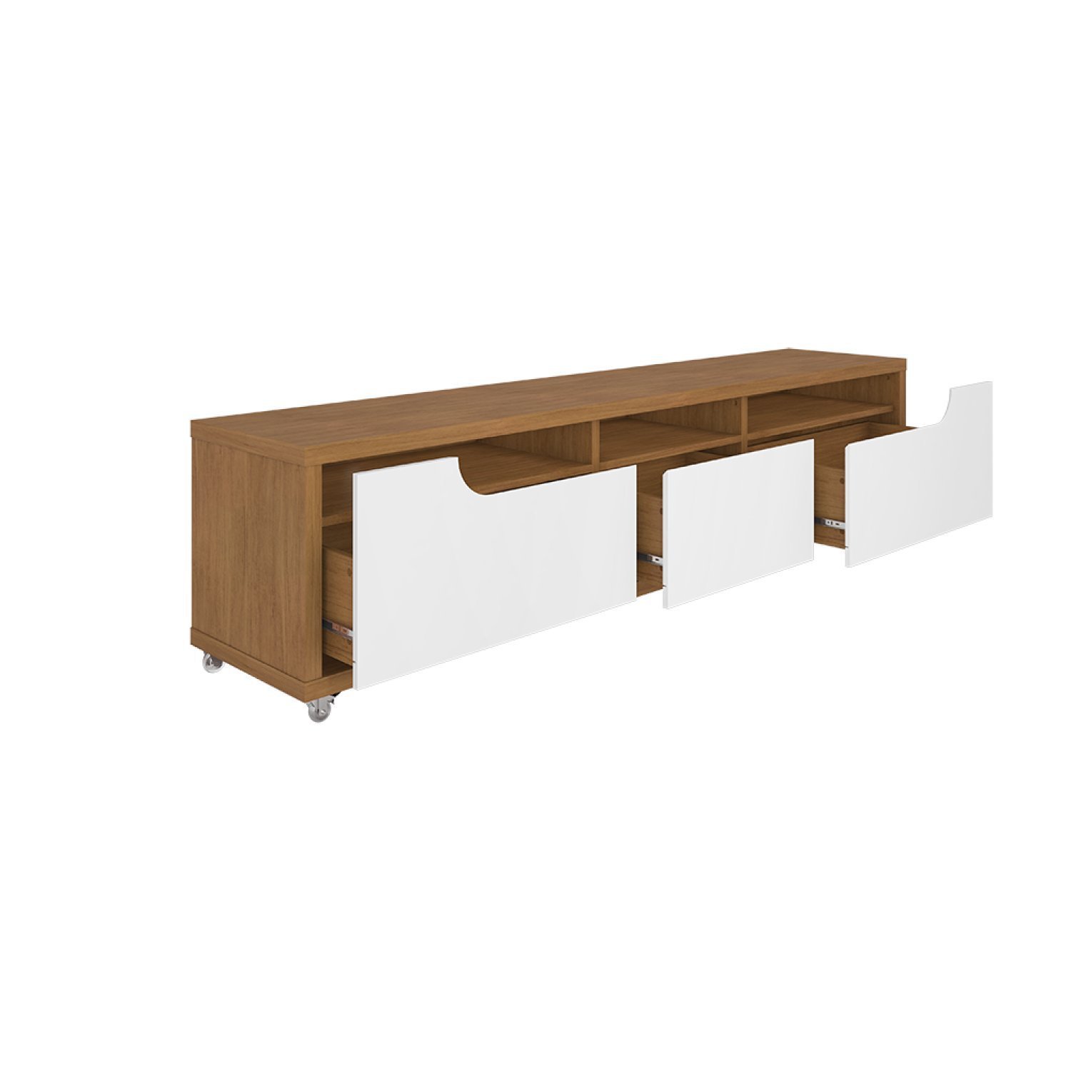 Rack para TV até 79 Polegadas 217cm 3 Gavetas Jersey - 5