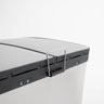 Lixeira Seletiva Dupla Inox Office Healer Simple 2 divisórias de 20L - 2