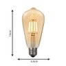 Lampada Vintage Filamento LED ST64 4W 220V - 3