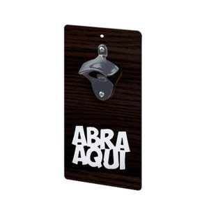 Abridor de Garrafa de Parede Decorativo Mdf Cerveja Tampinha:01