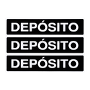 Ver imagem 1 de Combo 10 Placas de Sinalização Depósito 30x7 Acesso - A-411 F9e