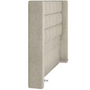 Ver mais imagens de Kit Cabeceira Cama Box Paris 140 Cm com Puff Recamier Itália P05 Bouclê Creme - Lyam Decor