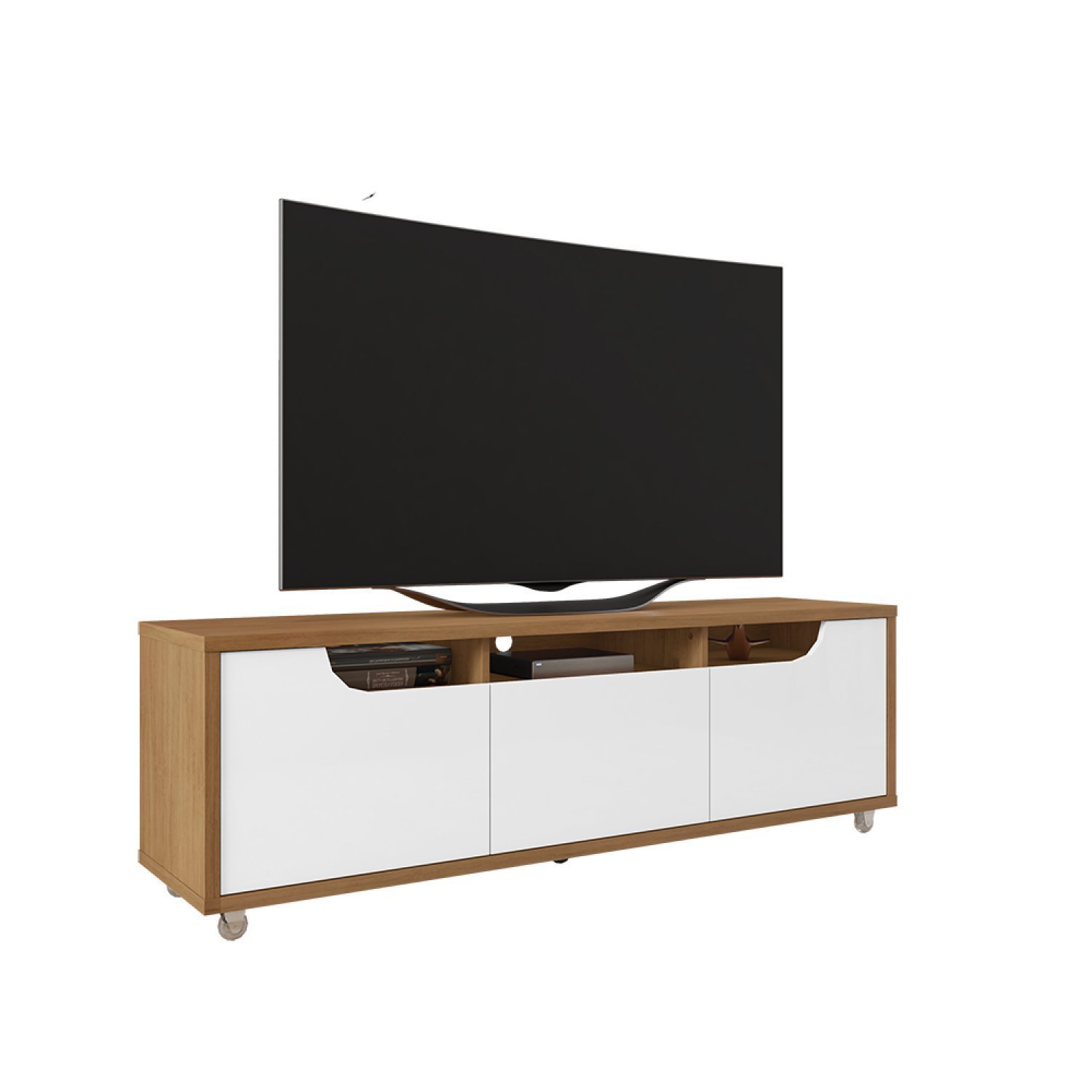 Rack para TV até 60 Polegadas 160cm 1 Gaveta 2 Portas Jersey - 2