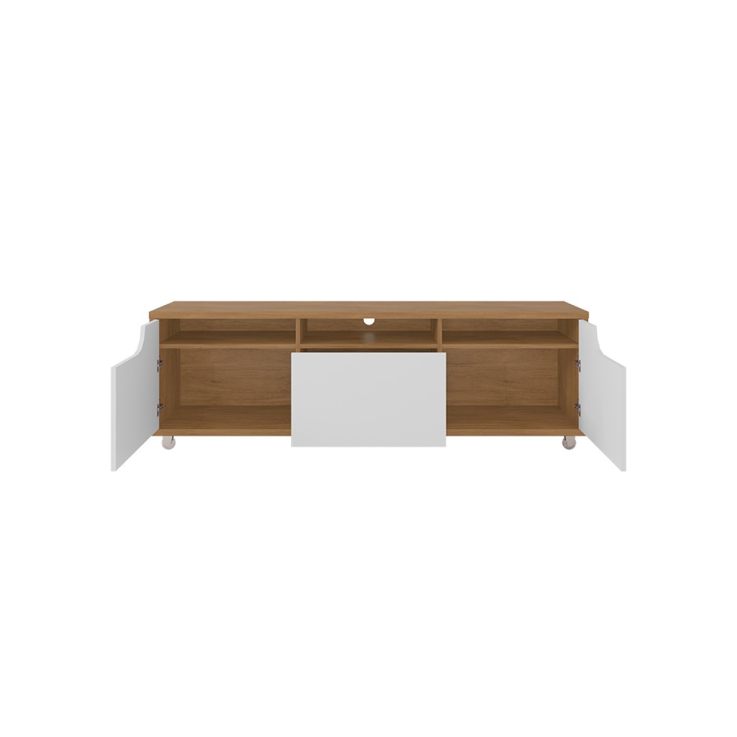 Rack para TV até 60 Polegadas 160cm 1 Gaveta 2 Portas Jersey - 4