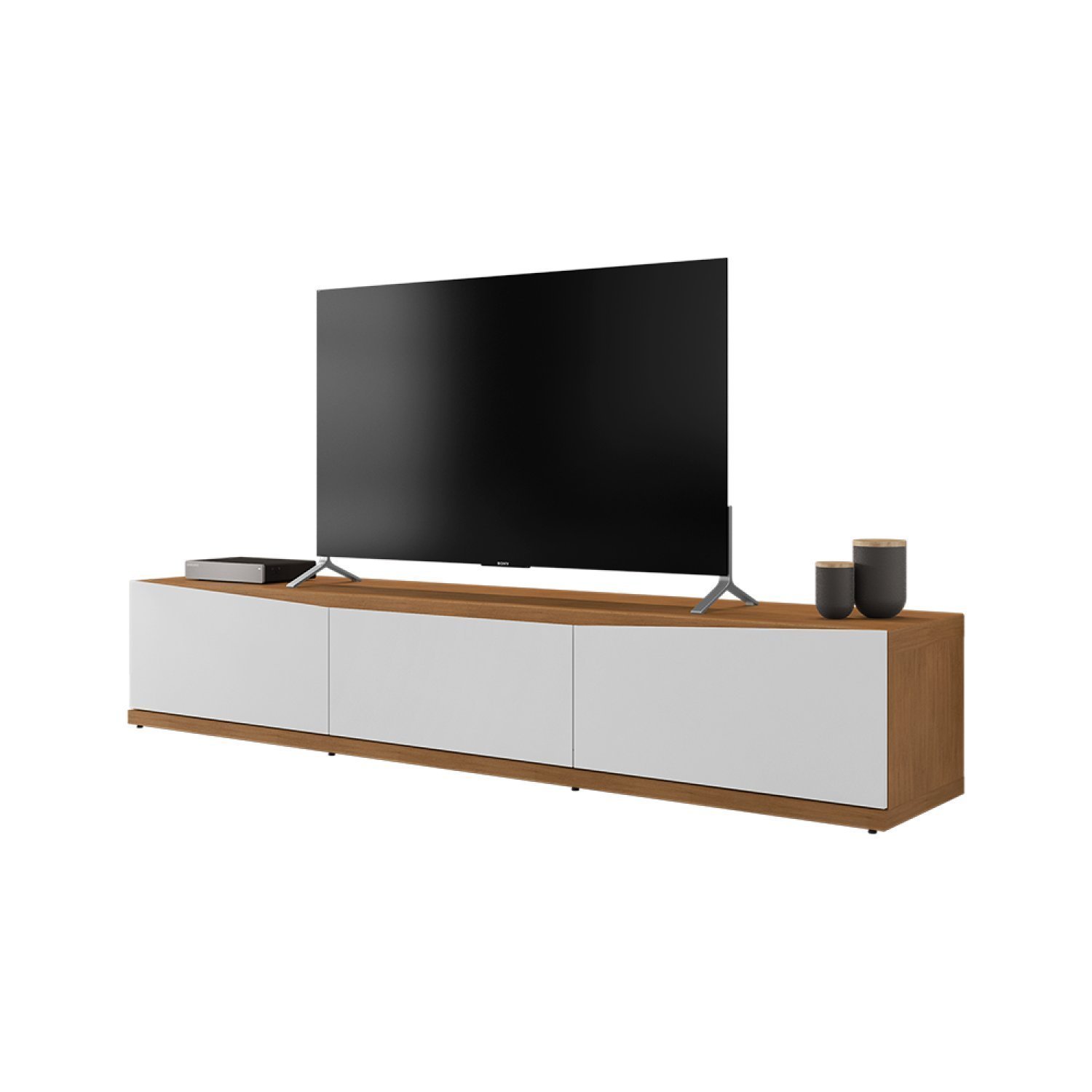 Rack para TV até 72 Polegadas 3 Gavetas 220cm Eros - 3