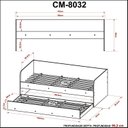Ver imagem 6 de Bicama Solteiro com Auxiliar CM8032