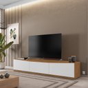 Ver imagem 1 de Rack Para TV até 60 Polegadas 180cm 2 Portas 1 Gaveta Eros