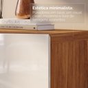 Ver mais imagens de Rack para TV até 60 Polegadas MDF 180cm 2 Portas 1 Gaveta Eros Branco