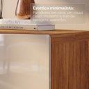 Ver mais imagens de Rack para TV até 60 Polegadas MDF 180cm 2 Portas 1 Gaveta Eros Bege