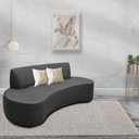 Ver imagem 1 de Sofá 02 Lugares 150cm Mônaco Corano Cinza - Nexta Casa