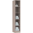 Ver imagem 5 de Guarda Roupa Modulado Casal 9 Peças 100% MDF Requinte+ Marrom/Duna Line/Macadâmia