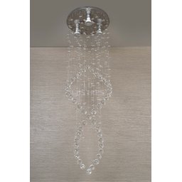 Lustre de Cristal Legítimo K9 30mm para Sala de Estar Quarto:1m/bivolt - 2