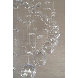 Lustre de Cristal Legítimo K9 30mm para Sala de Estar Quarto:1m/bivolt - 5
