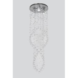 Lustre de Cristal Legítimo K9 30mm para Sala de Estar Quarto:1m/bivolt - 3