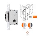 Ver imagem 2 de Fechadura P/ Porta de Correr 1008 Inox