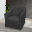Ver imagem 2 de Kit 6 Poltronas Decorativas Para Sala De Espera Recepção Escritório Consultório Suede