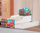 Ver imagem 4 de Mini Cama Infantil com Auxiliar Pop Resgate Bombeiro