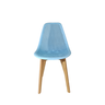Cadeira Charles Eames Colmeia Solid Wood 131ppf Azul - 1