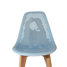 Cadeira Charles Eames Colmeia Solid Wood 131ppf Azul - 6