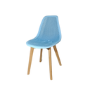 Ver imagem 3 de Cadeira Charles Eames Colmeia Solid Wood 131ppf Azul