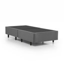 Ver imagem 2 de Base Box Dobrável Solteiro para Colchão 88x188cm Compacto - Cinza