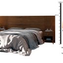 Ver imagem 6 de Cabeceira Box Ripada 106cm x 225cm Lady