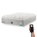 Ver imagem 1 de Colchão King Latex Foam de látex Híbrido Qgel com cobre - 193x203cm - KIT ZEN