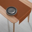 Ver imagem 4 de 1 Caminho Trilho Mesa Impermeável PVC Trama Caramelo 42x140