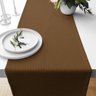 1 Caminho Trilho Mesa Impermeável PVC Trama Caramelo 42x140 - 1