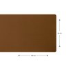 1 Caminho Trilho Mesa Impermeável PVC Trama Caramelo 42x140 - 5