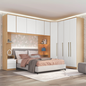 Guarda Roupa Modulado 6 Peças Elegance  - 1