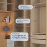 Guarda Roupa Modulado 6 Peças Elegance  - 19