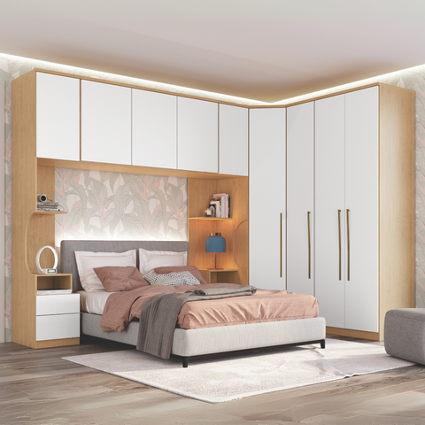 Guarda Roupa Modulado 6 Peças Elegance