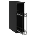 Ver imagem 7 de Balcão Porta-Tempeiros 20 cm Suspenso Preto Nice Madesa