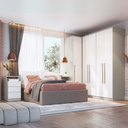 Ver imagem 1 de Guarda Roupa Modulado 5 Peças Elegance 